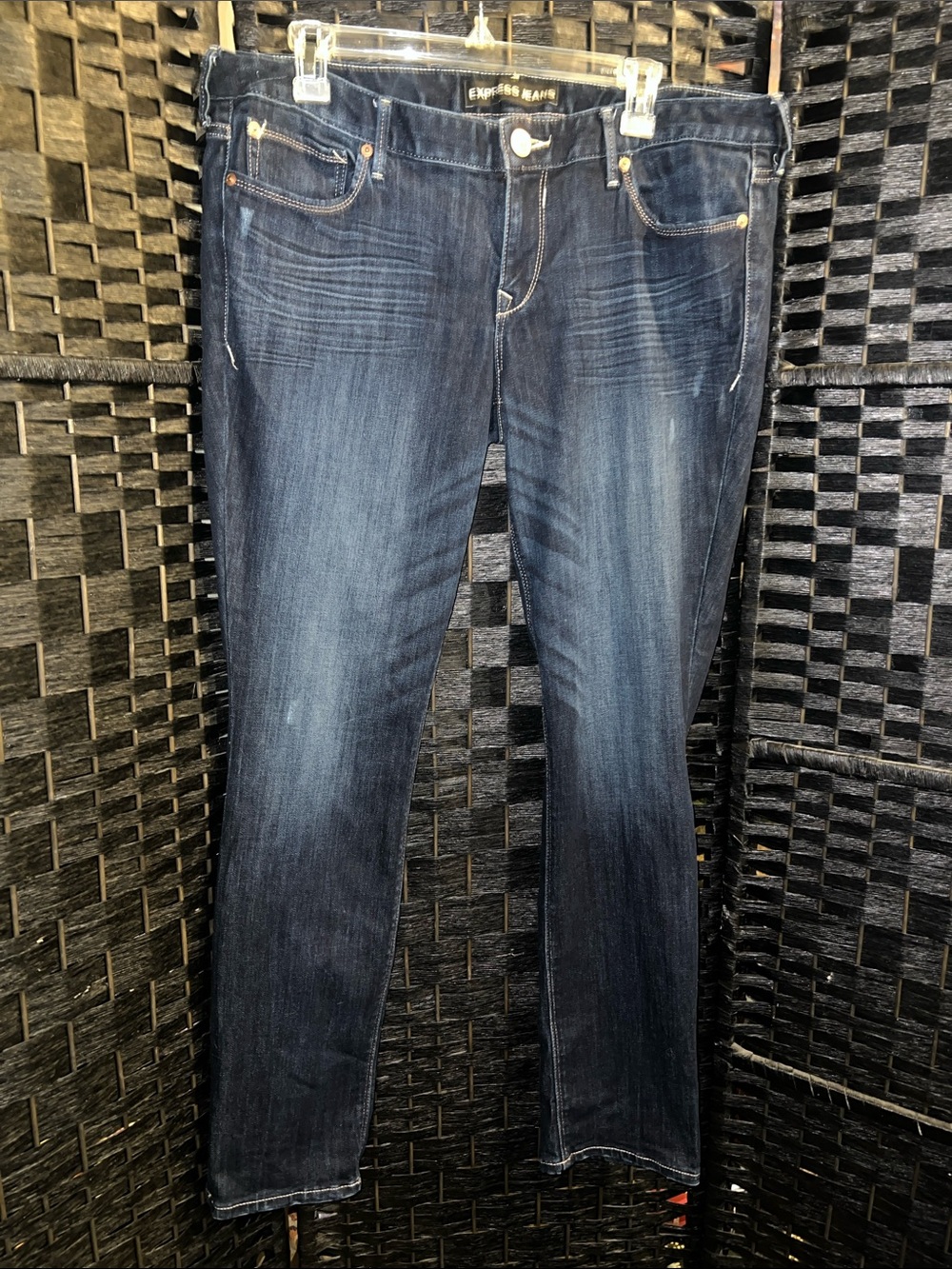 Express Women’s Boot Cut Jeans in Dark Indigo Wash size 14r